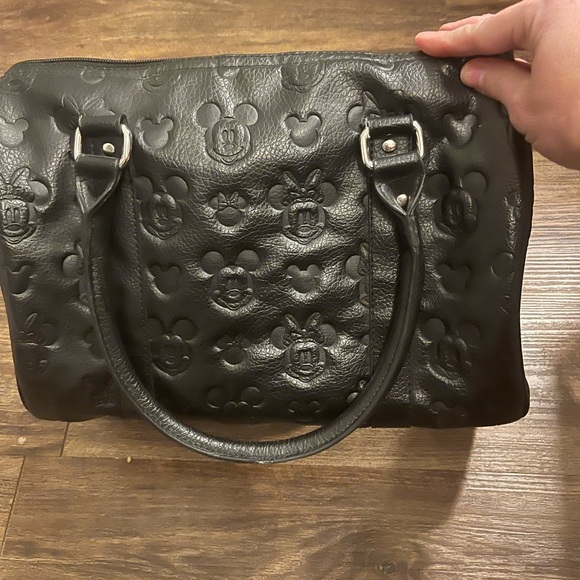 Disney Mickey and Minnie Black Leather Purse and Wallet - Picture 5 of 6